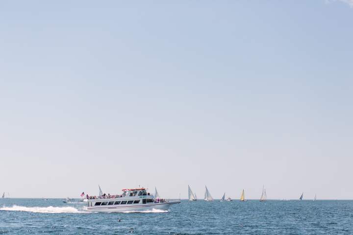 a large ship in a body of water